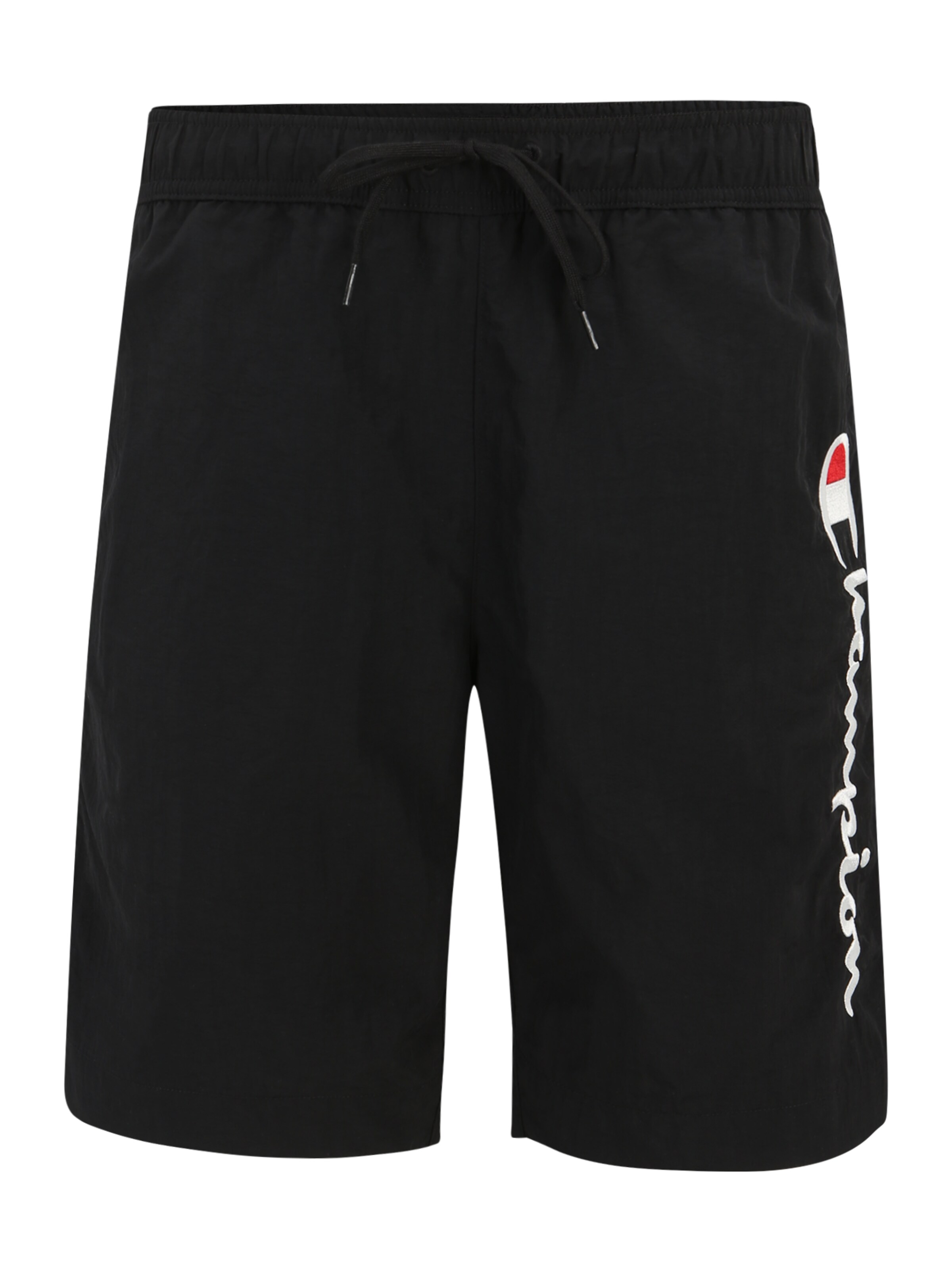Shorts de bain Champion Authentic Athletic Apparel en noir : devant