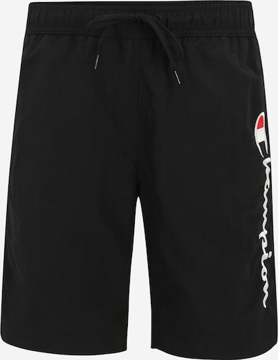 Champion Authentic Athletic Apparel Badeshorts in navy / rot / schwarz / weiß, Produktansicht