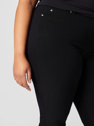 Skinny Pantaloni de la SAMOON pe negru