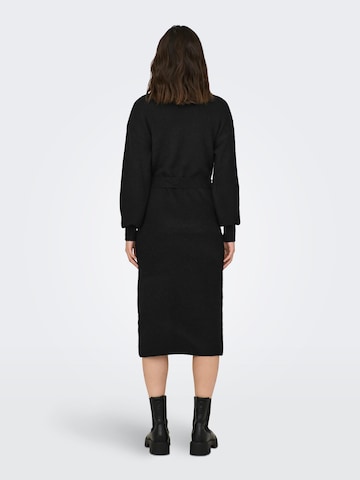 ONLY Knitted dress 'THILDE' in Black