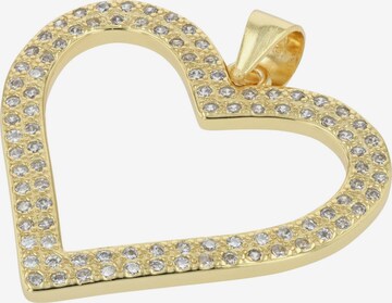 Akzent Pendant '"Yeona" aus 925 Sterlingsilber, rhodiniert, langlebig' in Gold: front
