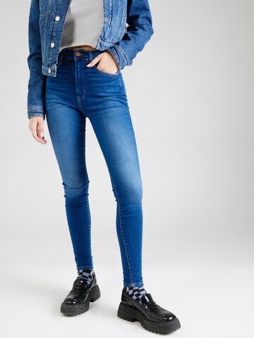 Coupe slim Jean 'SYLVIA' Tommy Jeans en bleu : devant