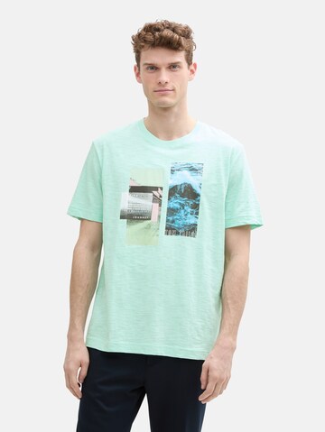 TOM TAILOR Shirt in Groen: voorkant