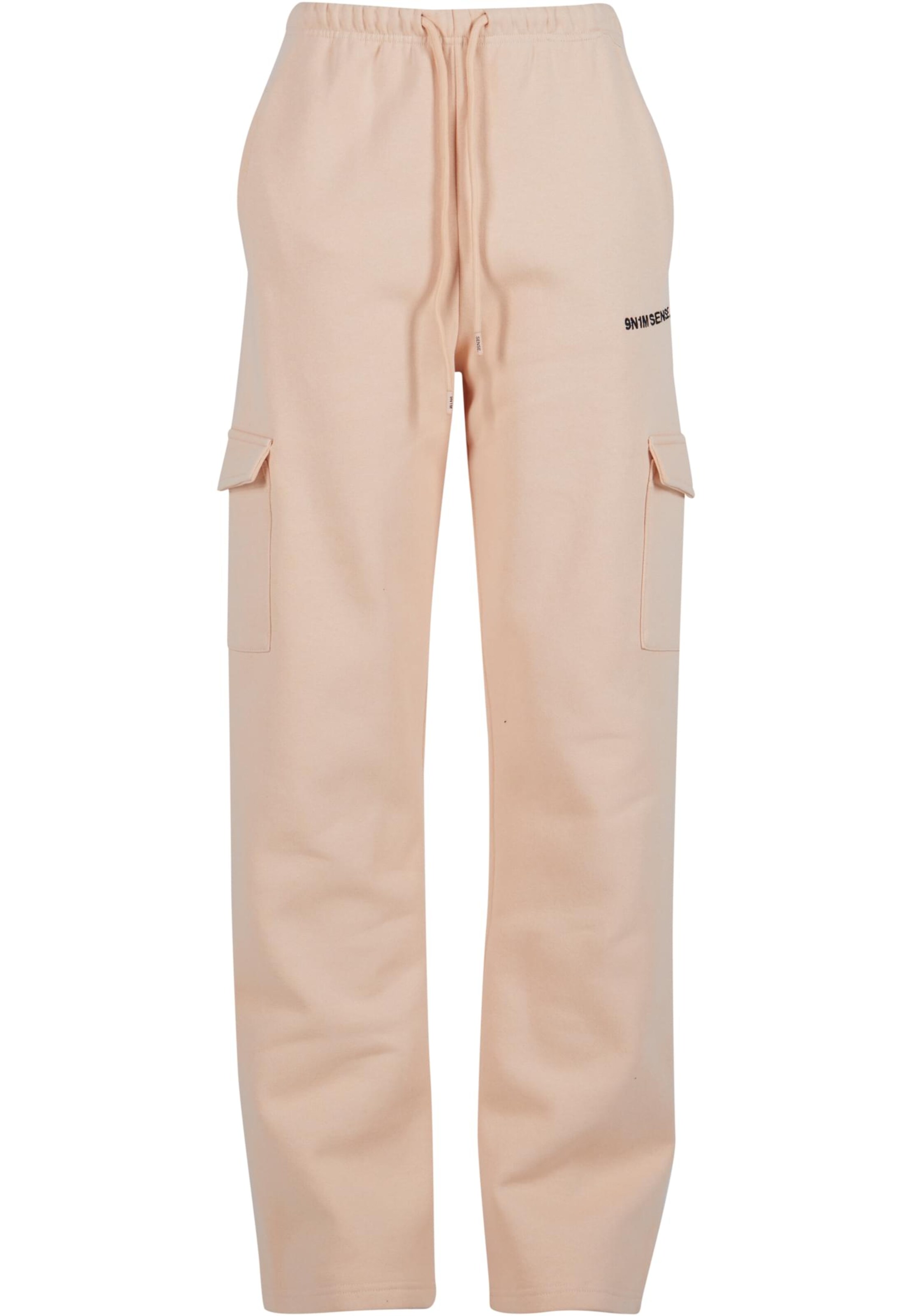 9N1M SENSE Loose fit Cargo trousers in Orange: front