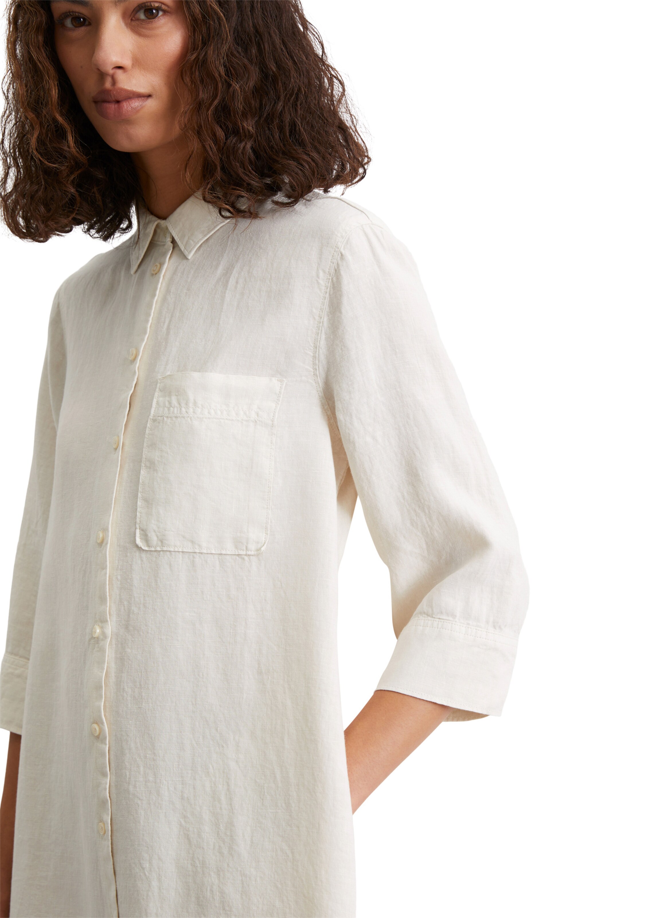 Marc O'Polo Shirt dress in Beige