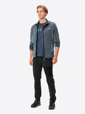 VAUDE Athletic Fleece Jacket 'Monviso' in Grey