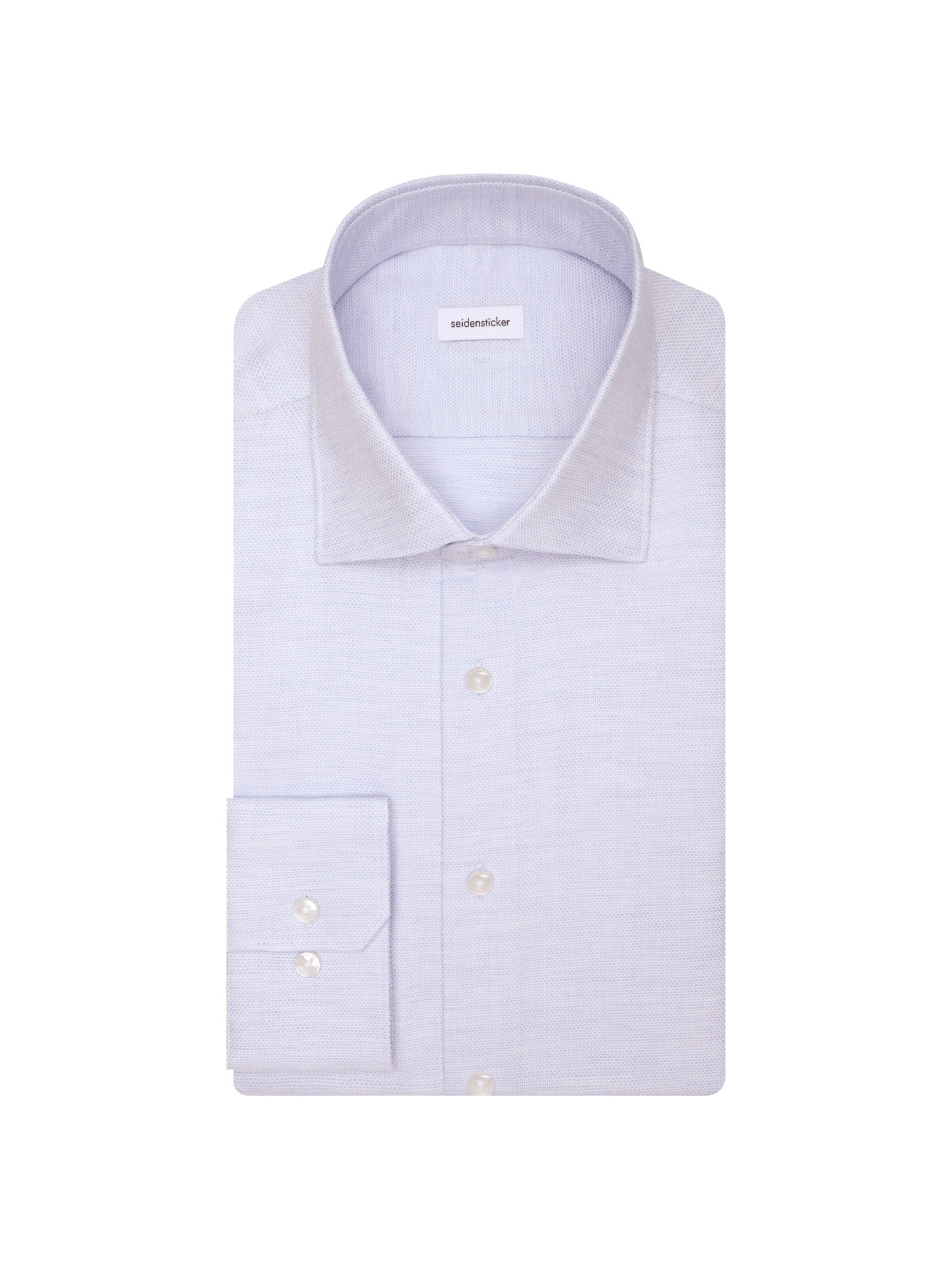 SEIDENSTICKER Regular fit Zakelijk overhemd 'Schwarze Rose' in Blauw