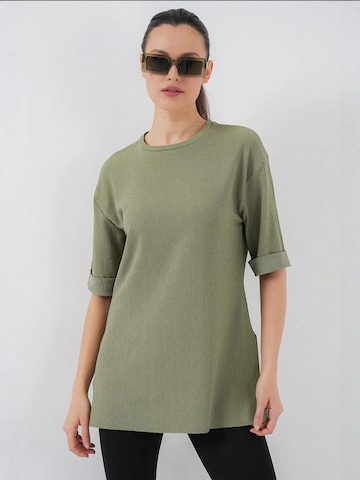 Bigdart Shirt in Groen: voorkant