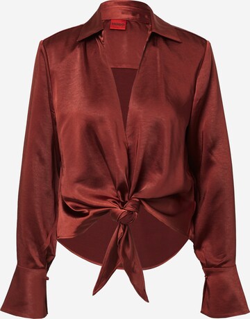 HUGO - Blusa 'Eke' en rojo: frente