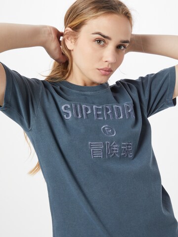 Superdry T-Shirt in Blau