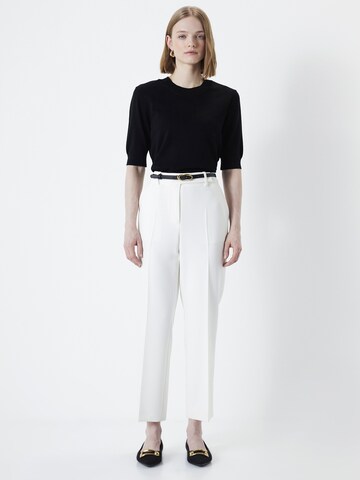 Ipekyol Regular Pleated Pants in White