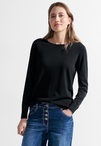 CECIL Sweater in Black: front