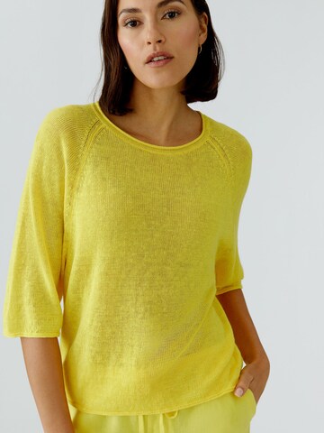 OUI Pullover in Gelb