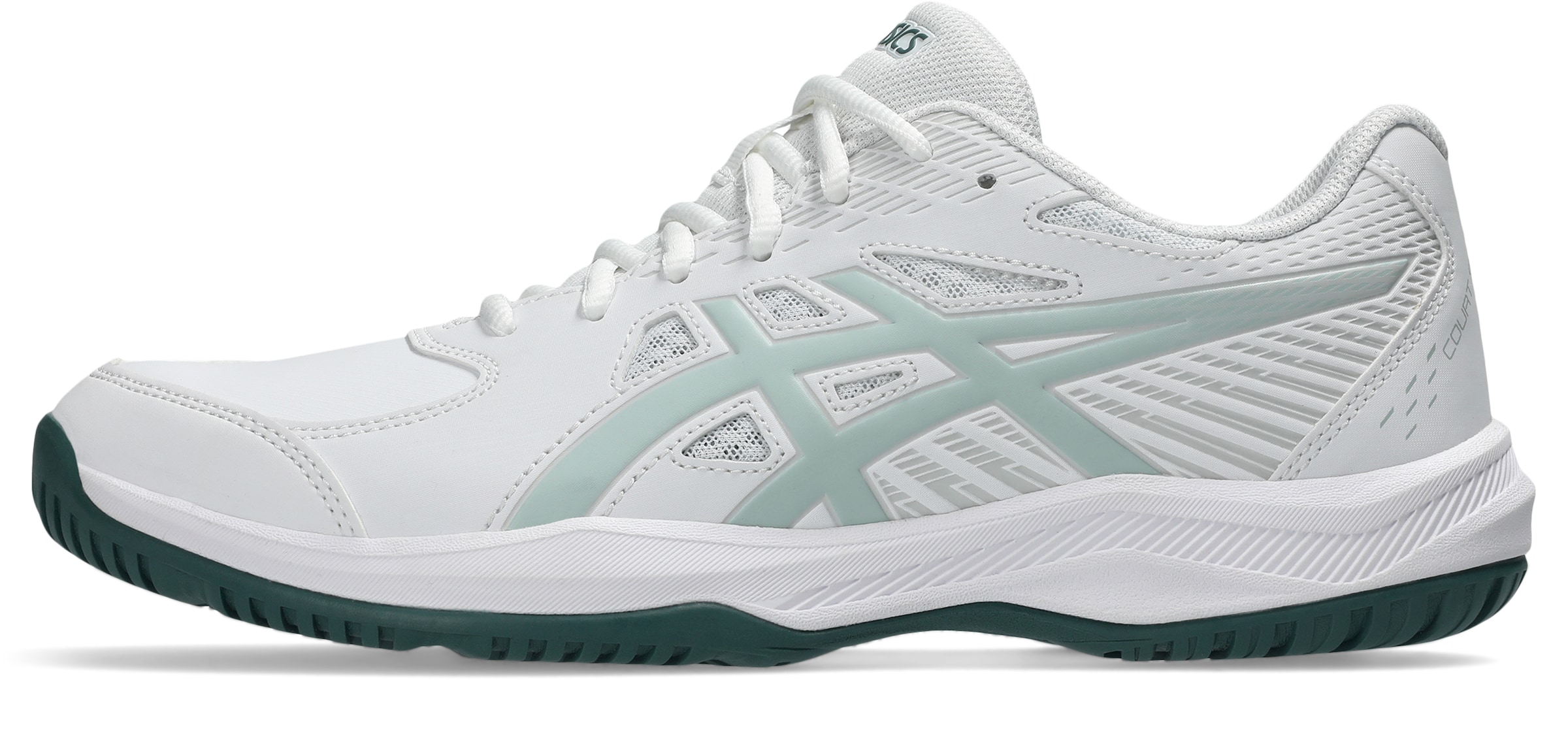 ASICS Athletic Shoes in White: front