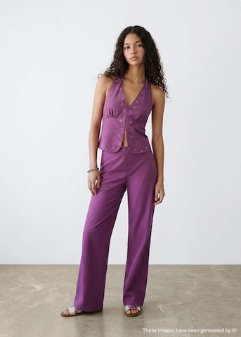 MANGO TEEN Regular Pants 'Tinap' in Purple