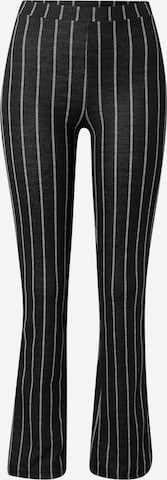 24COLOURS Boot cut Pants in Black: front