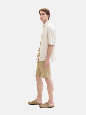 TOM TAILOR Regular Shorts in Braun