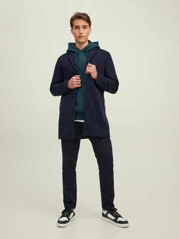 JACK & JONES Between-Seasons Coat 'Toby' in Blue