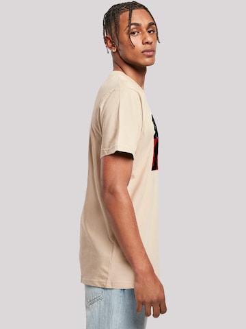 T-Shirt 'Bob Marley' F4NT4STIC en beige