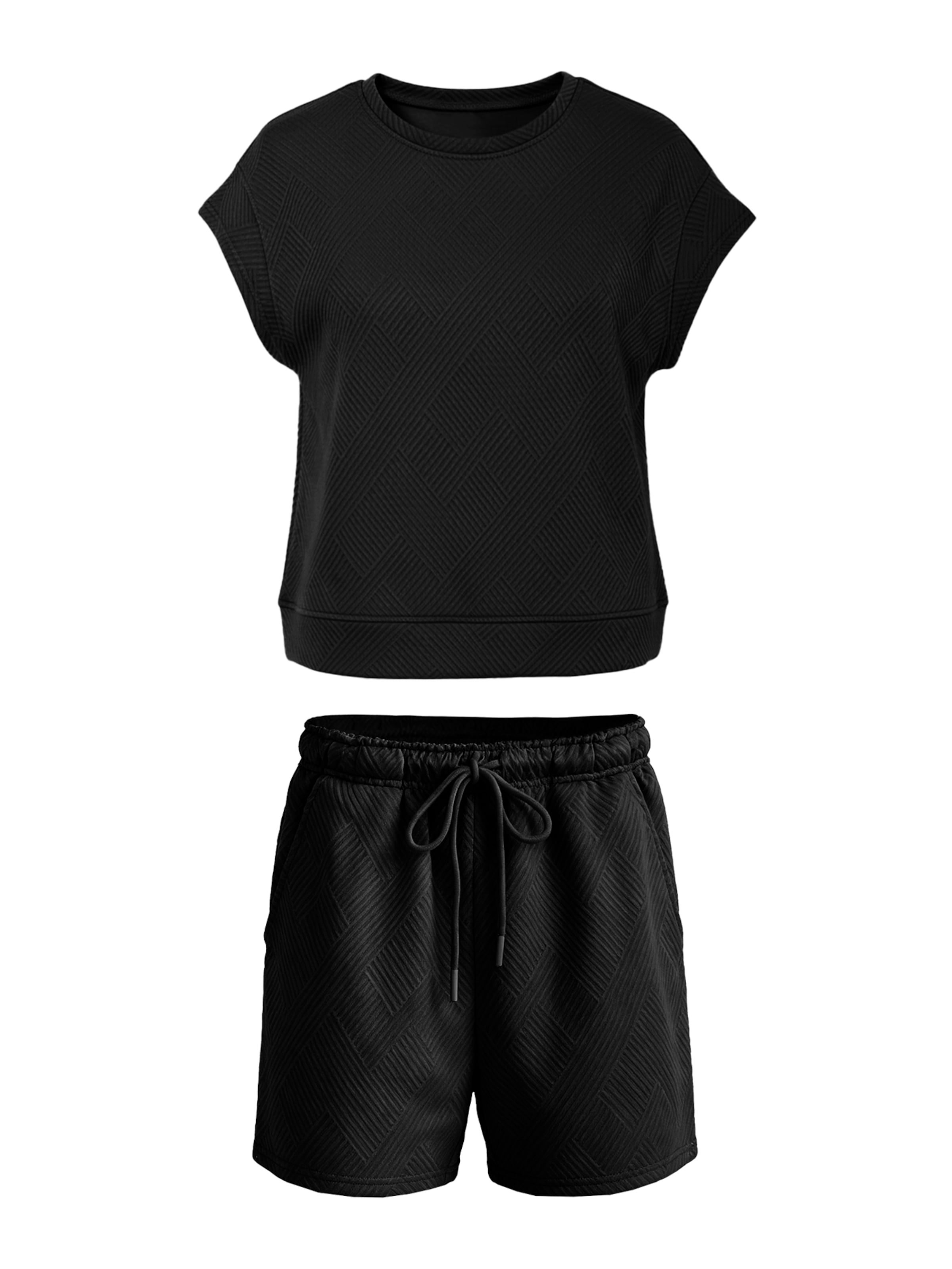 Imily Bela - Traje para estar en casa en negro: frente