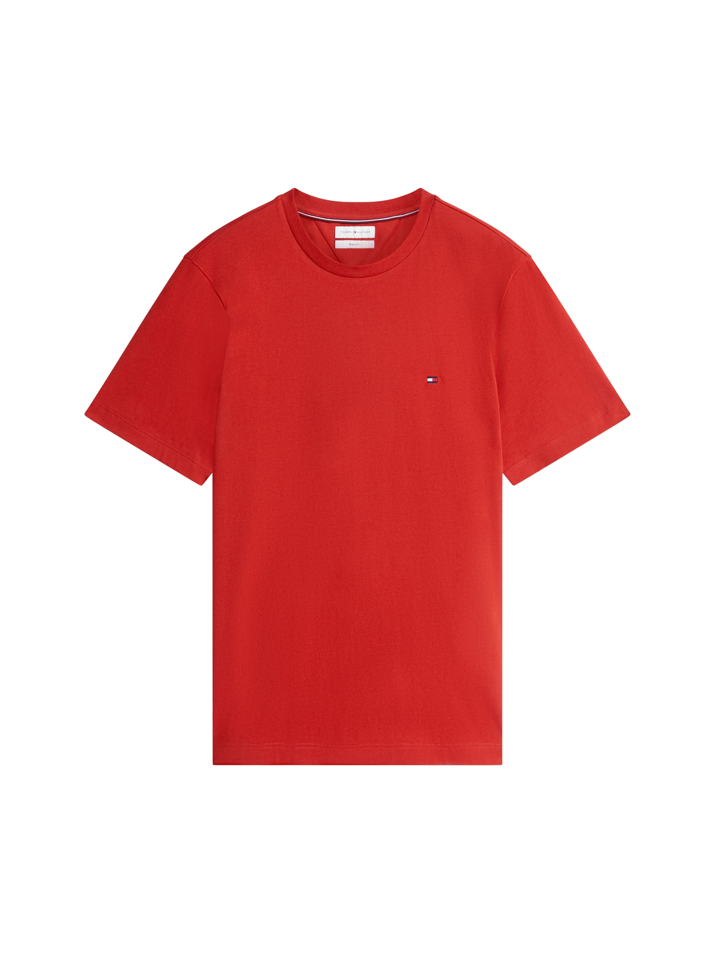TOMMY HILFIGER Тениска 'ESS SEASONAL' в червено: отпред