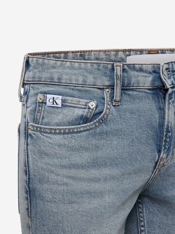 Calvin Klein Jeans Slimfit Jeans in Blauw