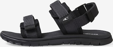 O'NEILL Pohodni sandali | črna barva: sprednja stran