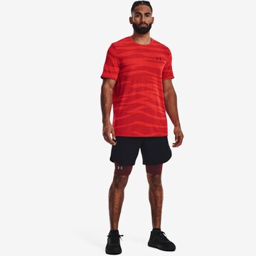 UNDER ARMOUR Funktionsshirt 'Novelty' in Rot