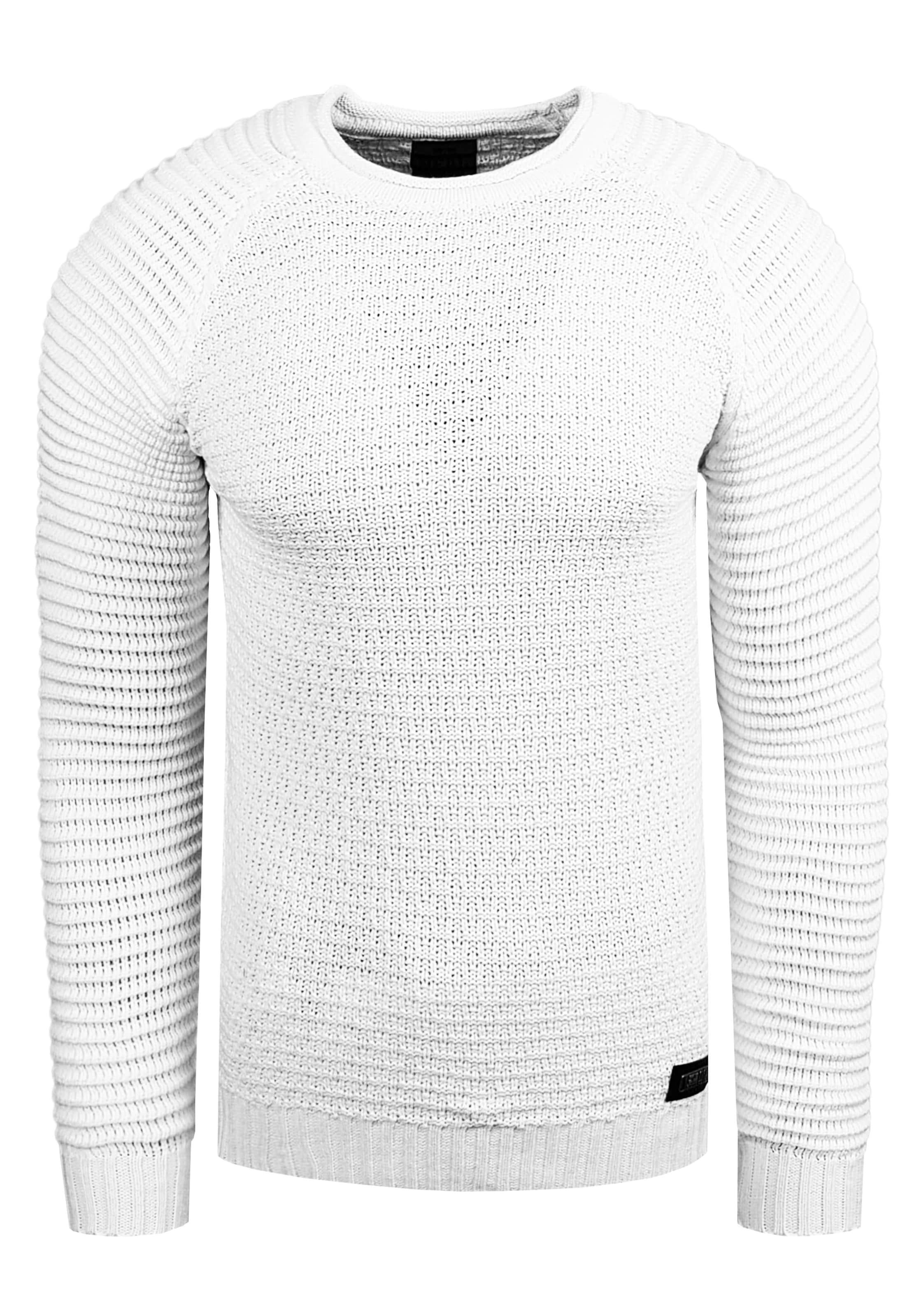 Rusty Neal Pullover in Weiß: Vorderseite