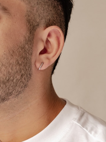 Hey Happiness Earring 'Oval Hoop' in Silver