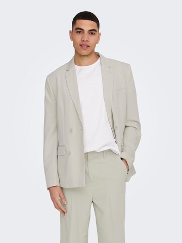 Only & Sons Regular Fit Sakko 'Phil' in Grau: Vorderseite