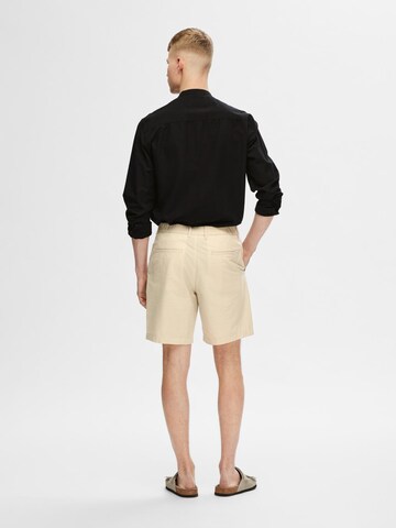 SELECTED HOMME - regular Pantalón chino 'SLHKarl' en beige