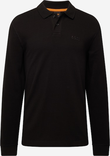 BOSS Orange Shirt 'Petempestolong' in de kleur Zwart, Productweergave