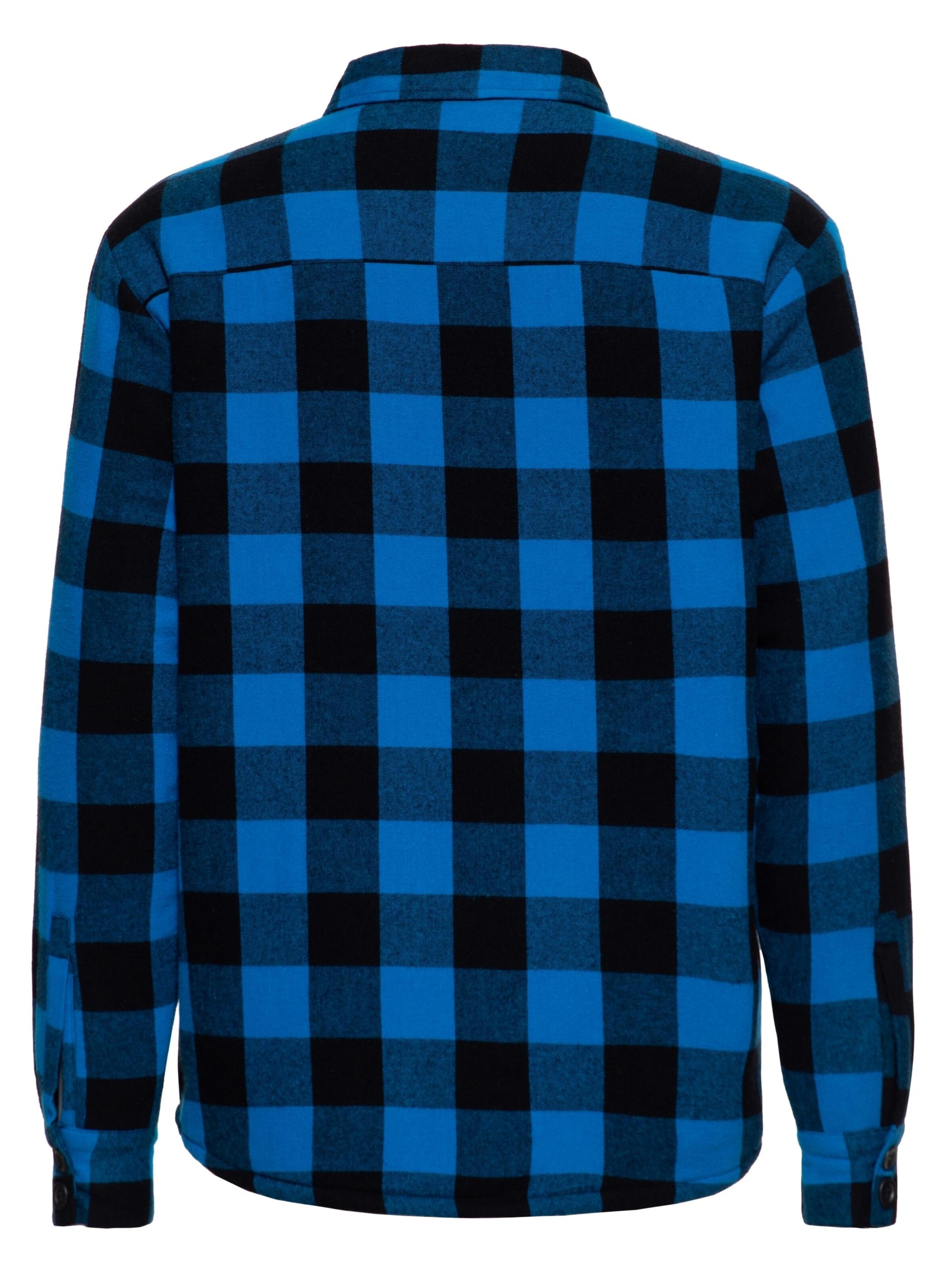 King Kerosin Regular fit Button Up Shirt in Blue