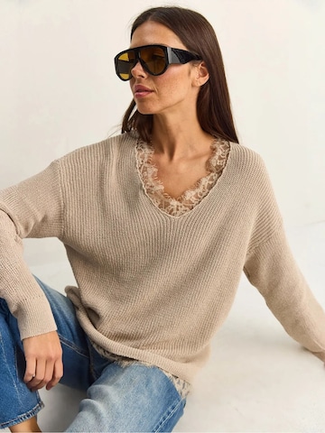 Pullover 'Pullover' di Bianco Lucci in beige
