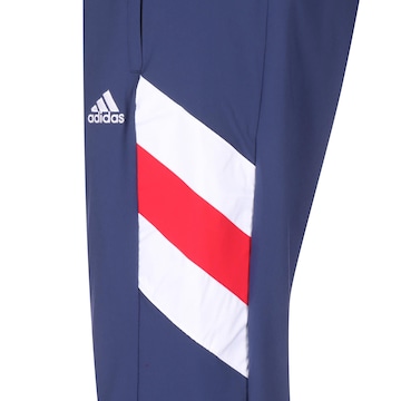 ADIDAS SPORTSWEAR Tapered Workout Pants 'Ajax' in Blue