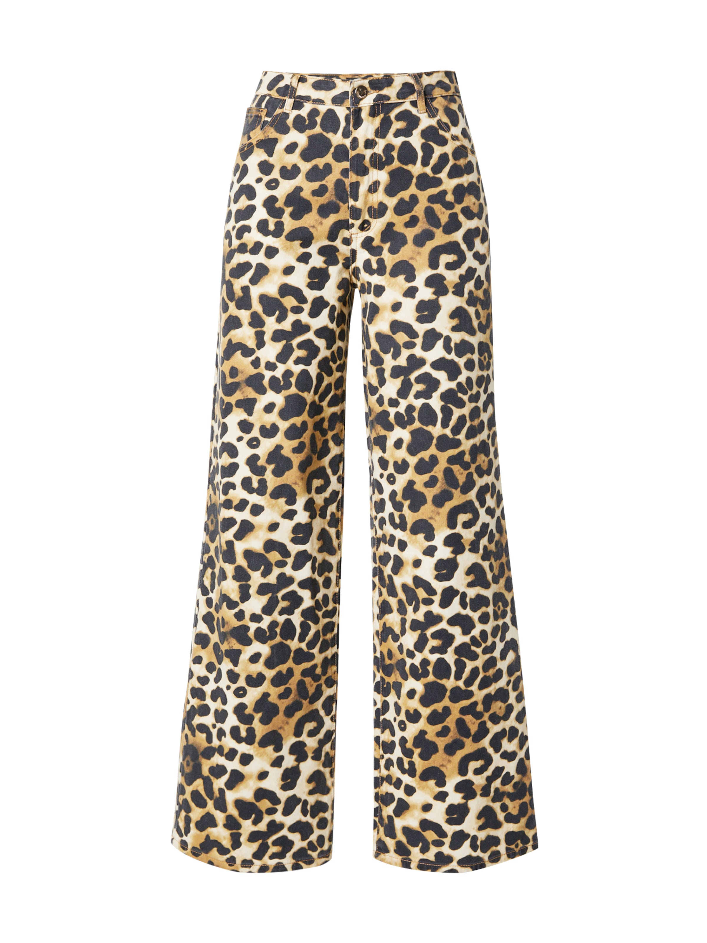 Hoermanseder Zvonové kalhoty Džíny – béžová: přední strana