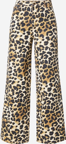 smėlio Hoermanseder Plačios klešnės Džinsai: priekis