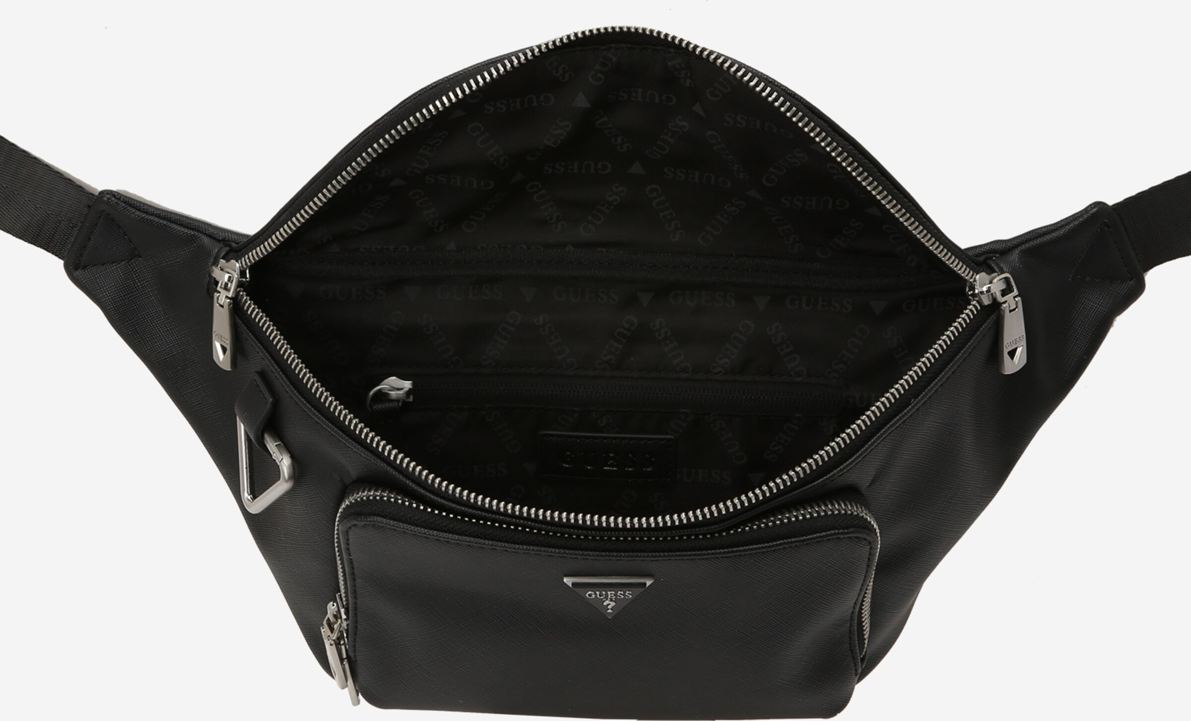 Guess black fanny pack new arrivals
