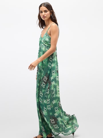 Pull&Bear Letní šaty – zelená