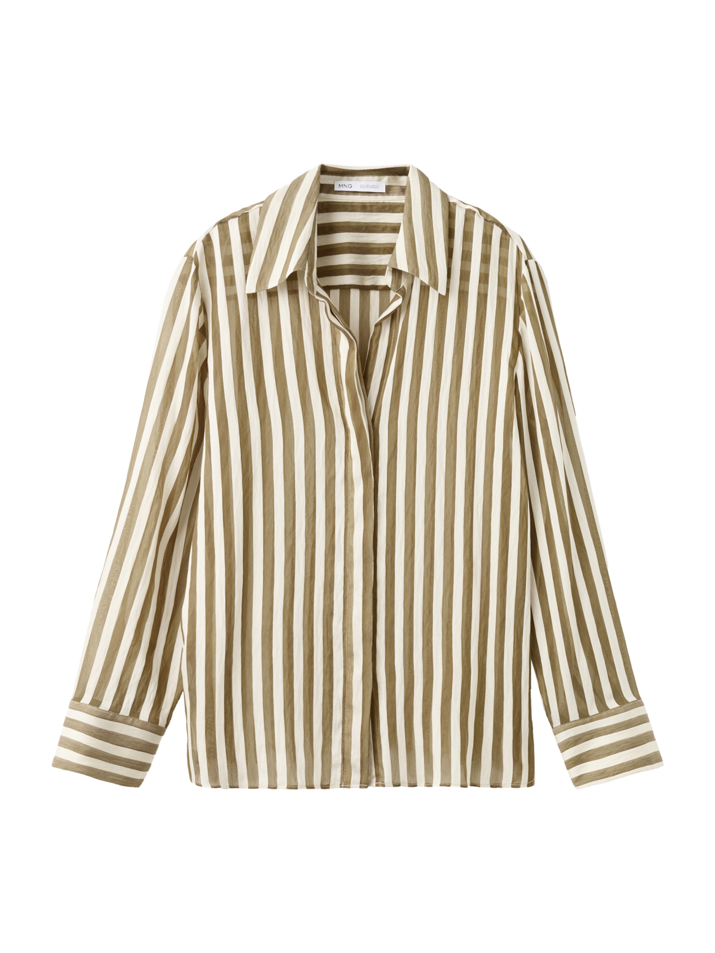 khaki / olíva MANGO Blúz 'RAYO', Termék nézet