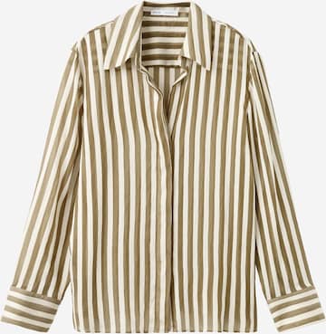 MANGO Блуза 'RAYO' в зелено: отпред