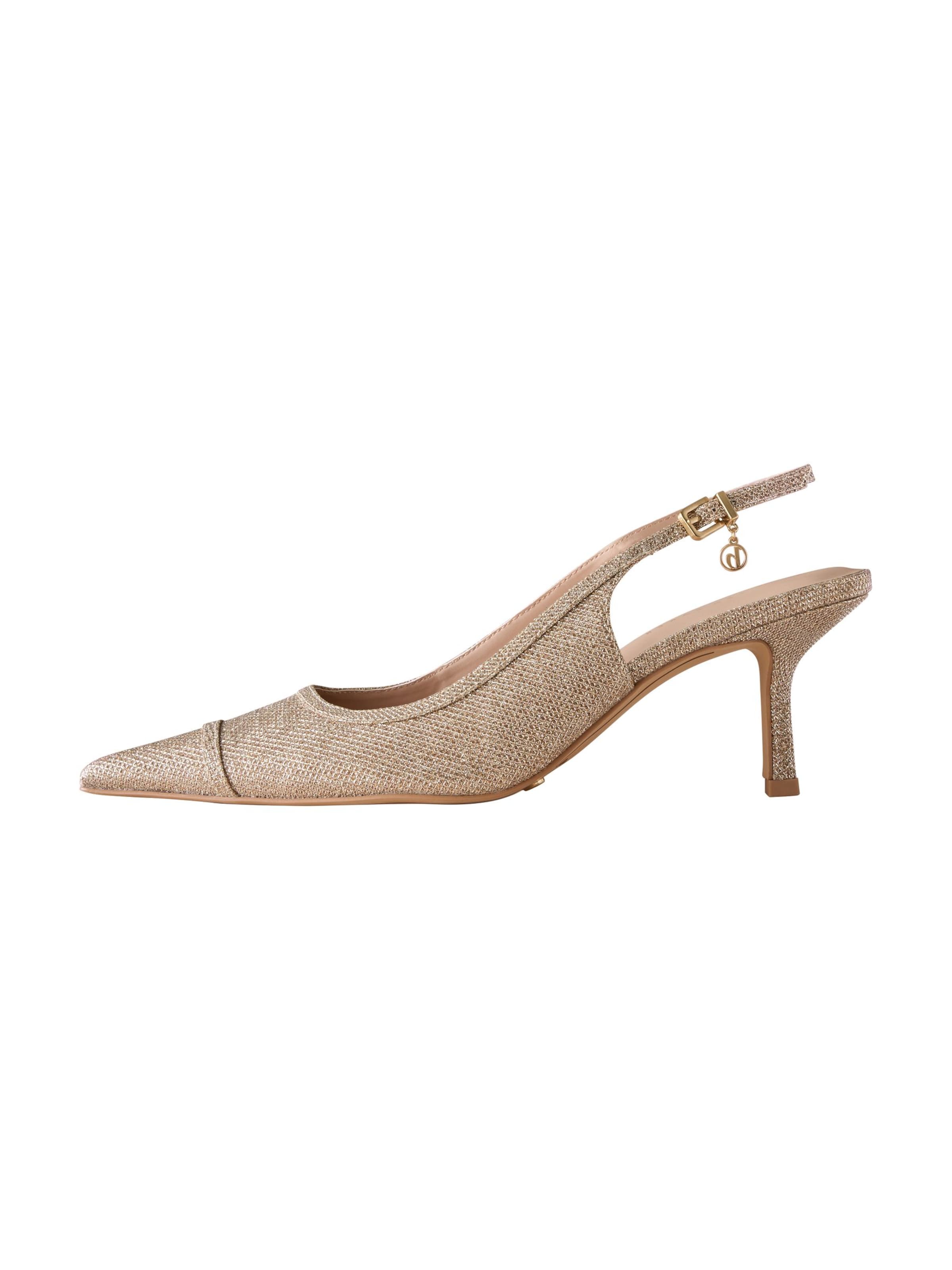 B by Ted Baker Slingpumps in Goud: voorkant