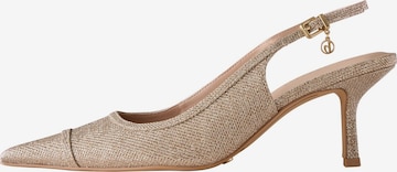 B by Ted Baker - Zapatos destalonado en oro: frente