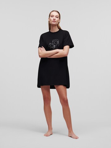 Karl Lagerfeld Nightgown in Black: front