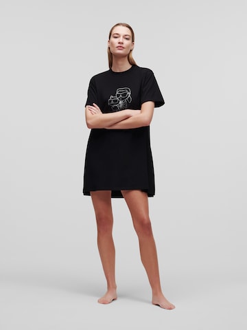 Karl Lagerfeld Νυχτικιά σε μαύρο: μπροστά