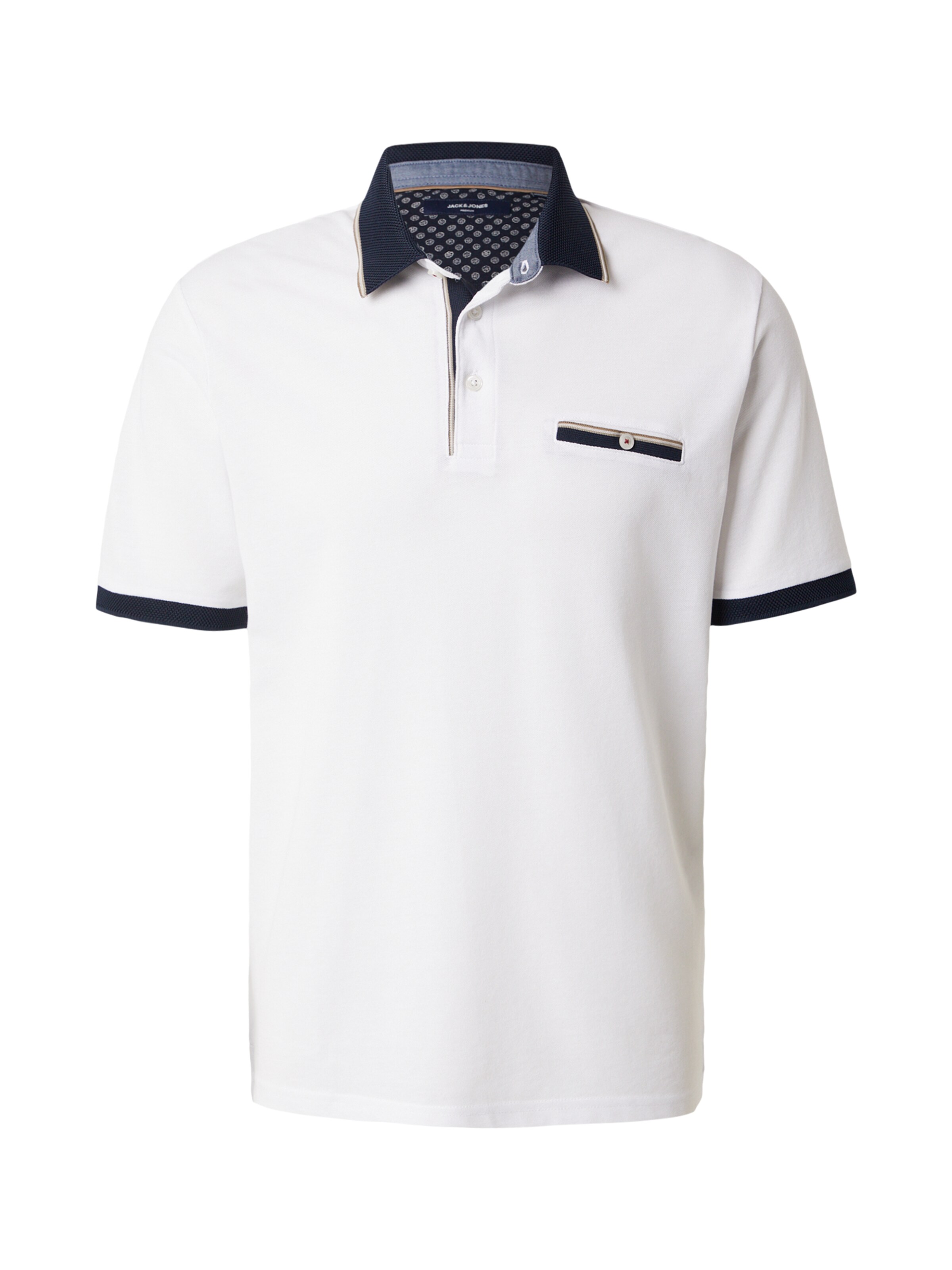 Jack & Jones Premium Koszulka w kolorze biały: przód