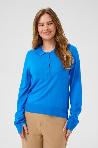 CULTURE Pullover 'CU Ebba Annemette' in Blau: Vorderseite