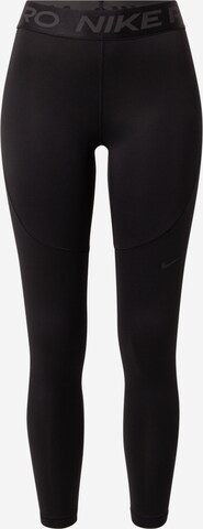 NIKE Skinny Sporthose in Schwarz: predná strana