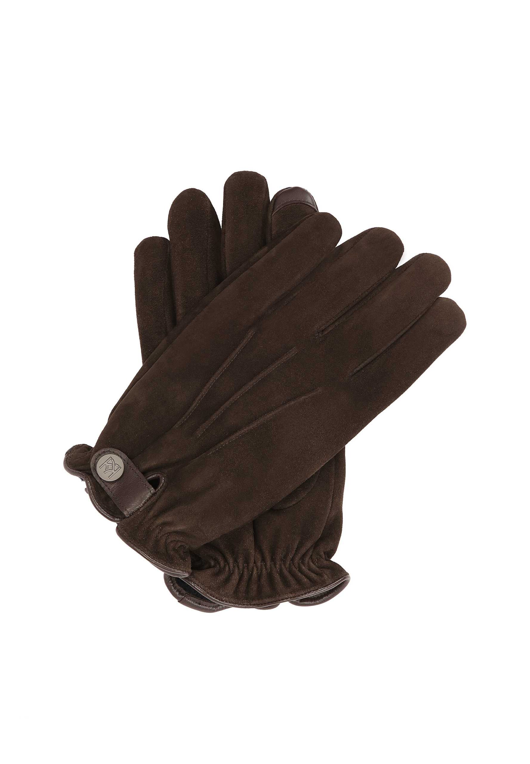 Mezzoguanti di Kazar in marrone: frontale